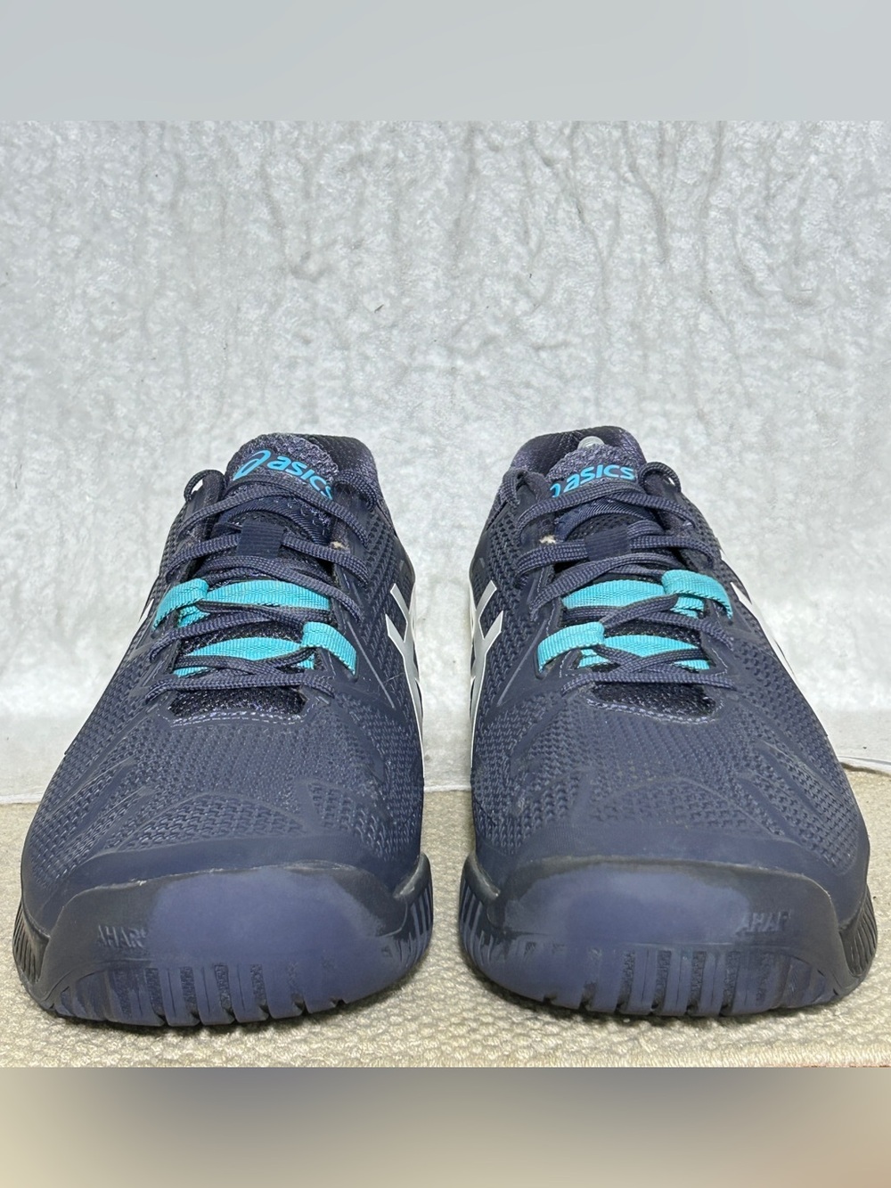 Asics Mens Blue/Yellow GEL-Resolution 8 Tennis Athletic Sneakers Shoes SZ 12 - Picture 3 of 11